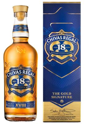 Віскі Chivas Regal 18 y.o. у коробці 1 л