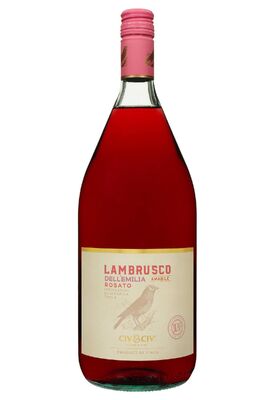 Civ&Civ Lambrusco dell'emilia Rosato Amabile 1.5 л