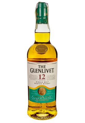 Виски The Glenlivet 12 y.o. с бокалами 0.7 л