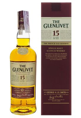Виски The Glenlivet 15 y.o. в коробке 0.7 л