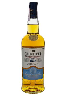 Виски The Glenlivet Founder's Reserve с бокалами 0.7 л