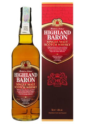 Віскі Highland Baron Single Malt Scotch в коробці 0.7 л