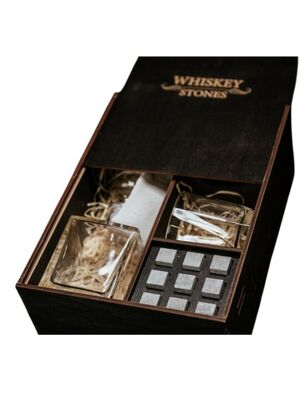 Подарунковий набір каменів для віскі № 7 Luna