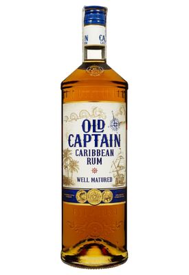 Ром Old Captain Caribbean Brown 1 л