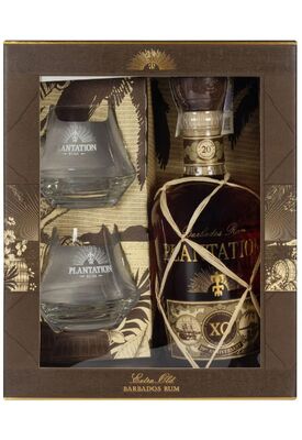Ром Plantation Barbados XO 20th Anniversary + 2 келихи 40% 0.7 л
