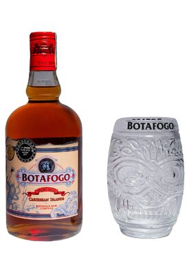 Ром Botafogo Spiced 40%, 0.7 л + склянка в подарунковій упаковці