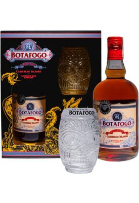 Ром Botafogo Spiced 40%, 0.7 л + склянка в подарунковій упаковці
